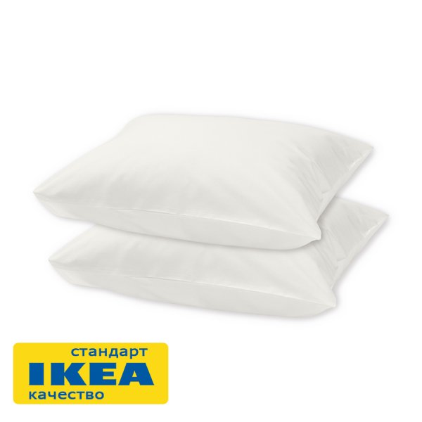 Наволочки 2 шт ФРАГМА (ИКЕА ФЭРГМОРА) 50х70, белый KL-40347749