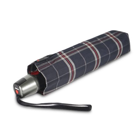 Зонт Knirps автомат T.200 Medium Duomatic CHECK NAVY 95 3201 5990. Интернет магазин Гранд Багаж 