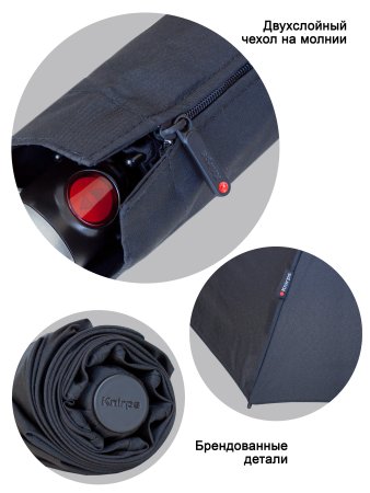 Зонт Knirps автомат T.301 Large Duomatic BLACK 95 3301 1000. Интернет магазин Гранд Багаж 