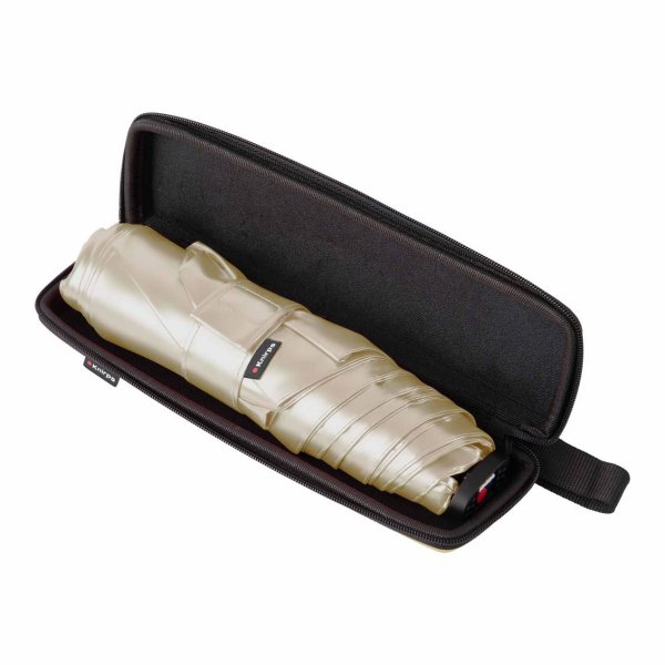 Зонт Knirps механический X4U ultra light slim manual METALLIC HEAT SHIELD WITH EVA CASE 95 6030 89192. Интернет магазин Гранд Багаж 