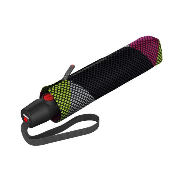 Зонт Knirps автомат T.200 Medium Duomatic RUN PINK ECOREPEL 95 3201 8561. Интернет магазин Гранд Багаж 