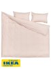 Еврокомплект постельного белья из 100% хлопка ViGrand ПАЛЬМЕ (аналог IKEA БЕРГПАЛМ) 200x200/50x70. Светло-розовый. Интернет магазин Гранд Багаж 