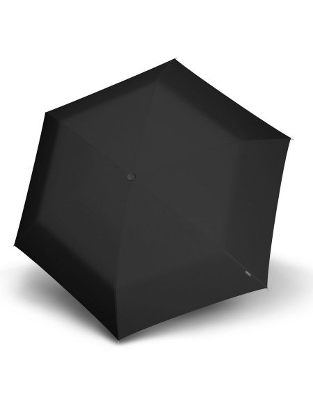 Зонт Knirps автомат U.200 Ultra Light Duomatic BLACK WITH BLACK COATING 95 2200 10012. Интернет магазин Гранд Багаж 