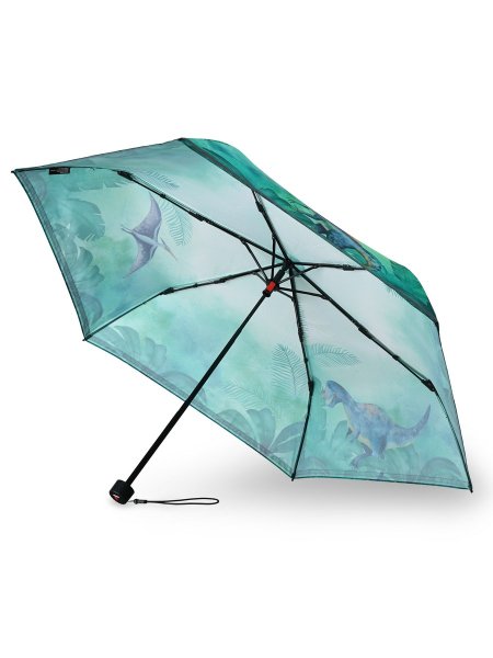 Зонт Knirps механический Rookie Manual X.050 DINO REFLECTIVE 95 6050 8905. Интернет магазин Гранд Багаж 