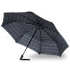 Зонт Knirps автомат T.200 Medium Duomatic CHECK BLACK & BLUE 95 3201 5570-uc. Интернет магазин Гранд Багаж 