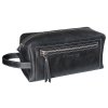 Кожаная дорожная косметичка-несессер Apache черный Н-1-А