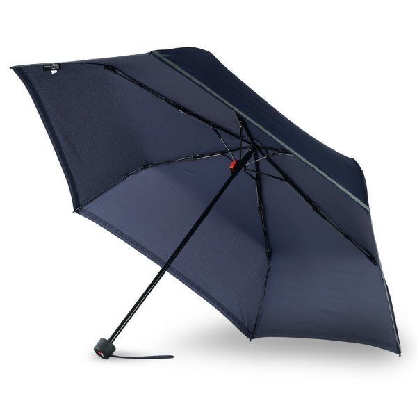 Зонт Knirps механический X.050 Rookie Manual NAVY REFLECTIVE 95 6050 1201. Интернет магазин Гранд Багаж 