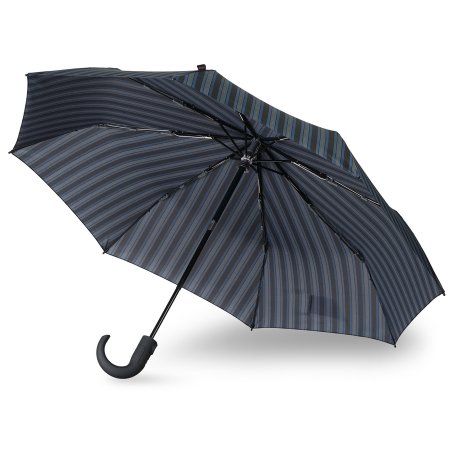 Зонт автомат Knirps T.260 Medium Duomatic Crook Handle 2LINE UP BLACK ECOREPEL 95 3260 8499-uc. Интернет магазин Гранд Багаж 