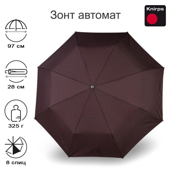 Зонт Knirps автомат X.205 Vision Duomatic AIR FIRE INCL PAPER BOX 95 6205 706189 Зонт Knirps автомат X.205 Vision Duomatic AIR FIRE INCL PAPER BOX 95 6205 706189