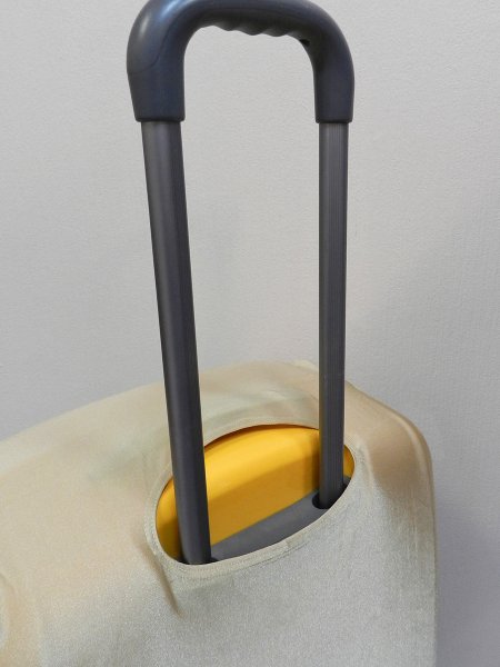 Чехол для чемодана на 4-х колесах (песочный) extracase