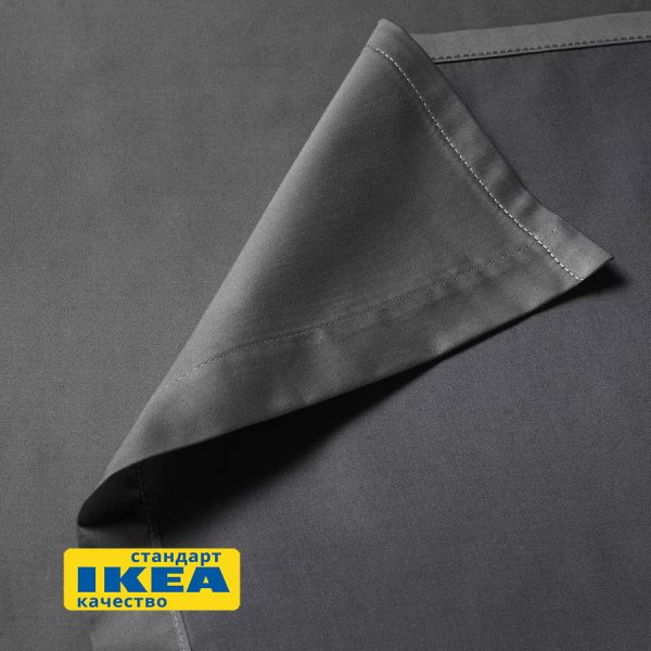 Простыня 240x260 темно-серая ViGrand НАТЕСМИО. ИКЕА стандарт и качество