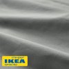 Простыня на резинке ДВАЛИЯ (ИКЕА DVALA) 140x200, светло-серый, миткаль KL-87929386. Интернет магазин Гранд Багаж 