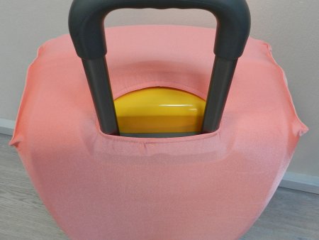 Чехол для чемодана на 4-х колесах (розовый) extracase