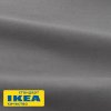 Простыня на резинке УЛЬВИДОРО (ИКЕА УЛЛЬВИДЕ) 90x200, серый, поплин KL-40335548. Интернет магазин Гранд Багаж 