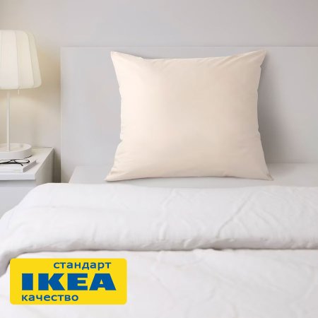 Наволочка 70x70 ViGrand УЛЬВИДОРО (ИКЕА УЛЛЬВИДЕ), бежевый, поплин KL-70500301