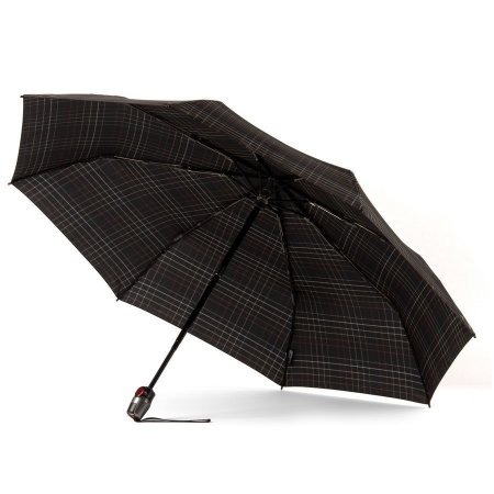 Зонт Knirps автомат T.200 Medium Duomatic CHECK BLACK 95 3201 5290. Интернет магазин Гранд Багаж 
