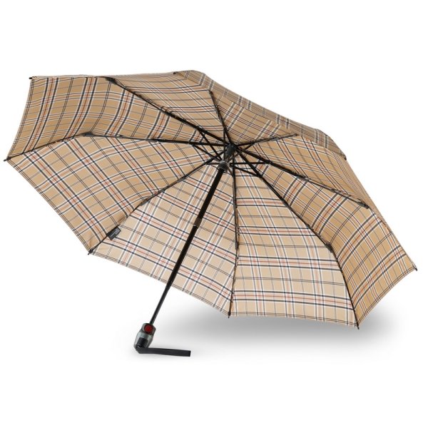 Зонт Knirps автомат T.200 Medium Duomatic CHECK BEIGE 95 3201 5390. Интернет магазин Гранд Багаж 