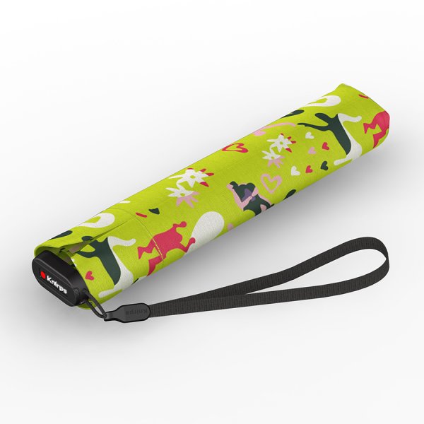 Зонт Knirps механический US.050 Ultra Light Slim Manual EMBRACING NEON 95 0050 8672. Интернет магазин Гранд Багаж 