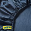 Простыня на резинке 160х200, темно-синяя ViGrand УЛЬВИДОРО - аналог IKEA УЛЛЬВИДЕ