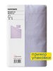 Пододеяльник 1,5-сп., наволочка НАТЕВИЯ (ИКЕА NATTSVÄRMARE) 150x200/50x70, сиреневый, бязь KL-57231796. Интернет магазин Гранд Багаж 