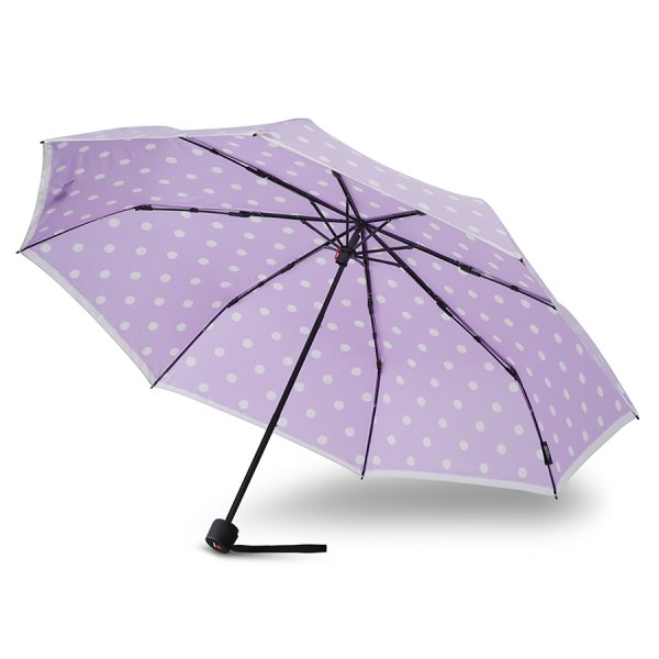 Зонт Knirps механический A.050 Medium Manual DOT ART LAVENDER 95 7051 8616. Интернет магазин Гранд Багаж 
