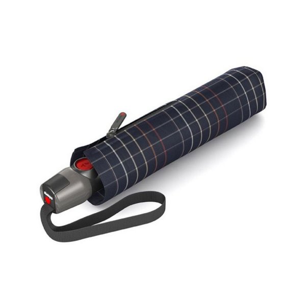 Зонт Knirps автомат T.200 Medium Duomatic CHECK BLACK 95 3201 5290. Интернет магазин Гранд Багаж 