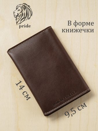 Обложка для паспорта VIGRANA Pride коричневый ОП-2-П/кор. Интернет магазин Гранд Багаж 