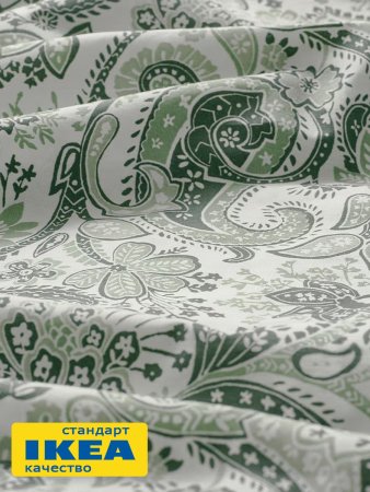 Простыня прямая РОДЖЕРСИЯ (ИКЕА RODGERSIA) 240x260, зеленый KL-07410880. Интернет магазин Гранд Багаж 