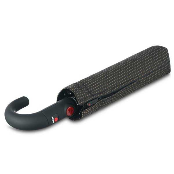 Зонт автомат Knirps T.260 Medium Duomatic WATSON TOBACCO WITH CROCK HANDLE 95 3260 7053-uc. Интернет магазин Гранд Багаж 