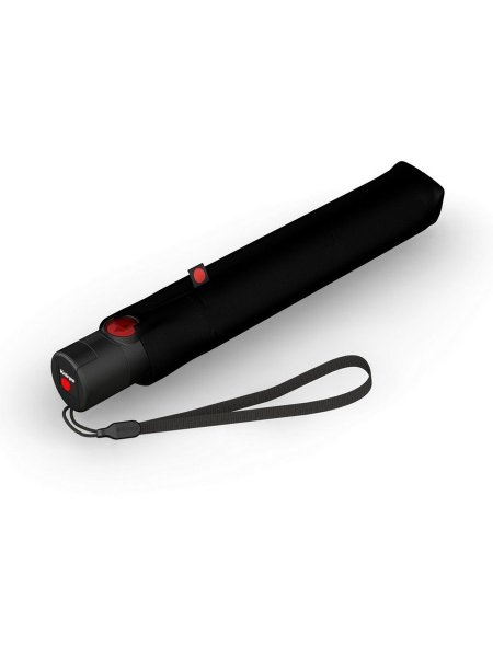 Зонт Knirps автомат U.200 Ultra Light Duomatic BLACK WITH BLACK COATING 95 2200 10012. Интернет магазин Гранд Багаж 