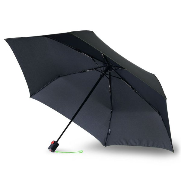 Зонт Knirps автомат U.200 Ultra Light Medium Duomatic NEON BLACK 95 2200 8395. Интернет магазин Гранд Багаж 