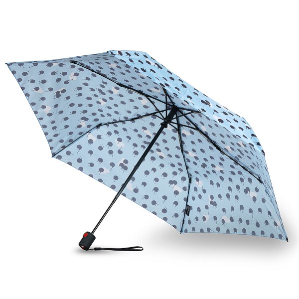 Зонт Knirps автомат U.200 Ultra Light Medium Duomatic RAINYDAY ICE 95 2200 8671. Интернет магазин Гранд Багаж 