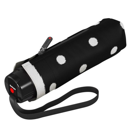 Зонт Knirps механический T.020 Small Manual DOT ART BLACK 95 3020 4901. Интернет магазин Гранд Багаж 