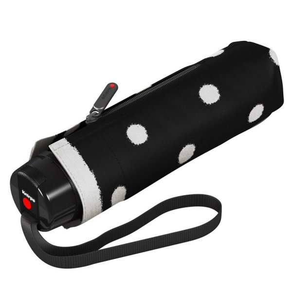 Зонт Knirps механический T.020 Small Manual DOT ART BLACK 95 3020 4901. Интернет магазин Гранд Багаж 