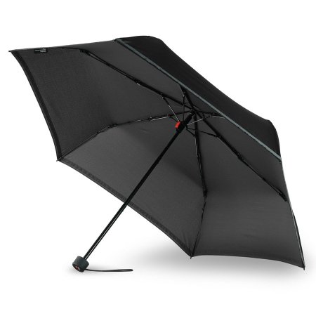 Зонт Knirps механический X.050 Rookie Manual BLACK REFLECTIVE 95 6050 1000. Интернет магазин Гранд Багаж 
