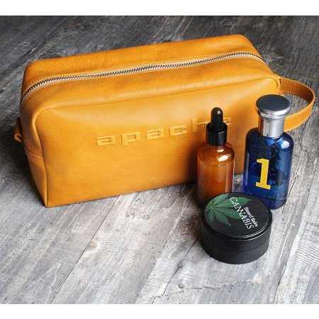 Кожаная дорожная косметичка-несессер Apache Н-1-А