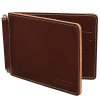Зажим для денег мужской из натуральной кожи ОК-S/коричневый STOP RFID. Интернет магазин Гранд Багаж