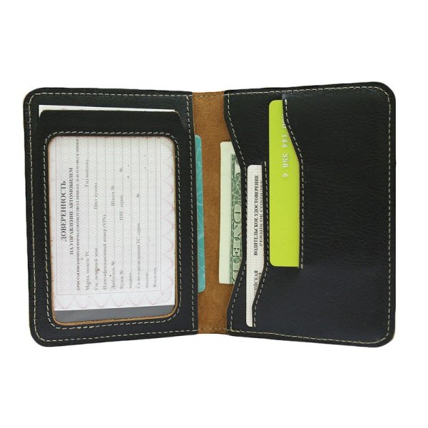 Обложка для автодокументов RS ВО-RS/черн. Интернет магазин Гранд Багаж 